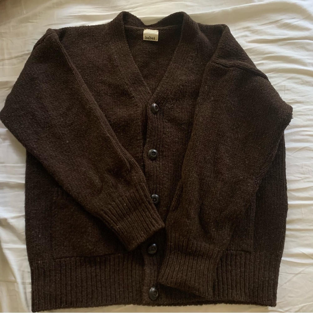 babaa cardigan man no. 17 in earth